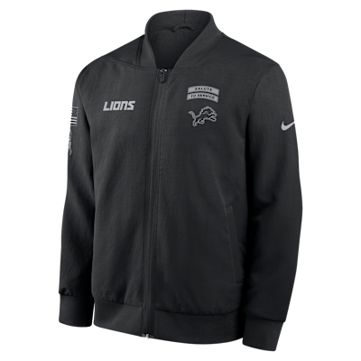 Detroit Lions Salute to Service Sideline Men's Nike NFL Full-Zip
